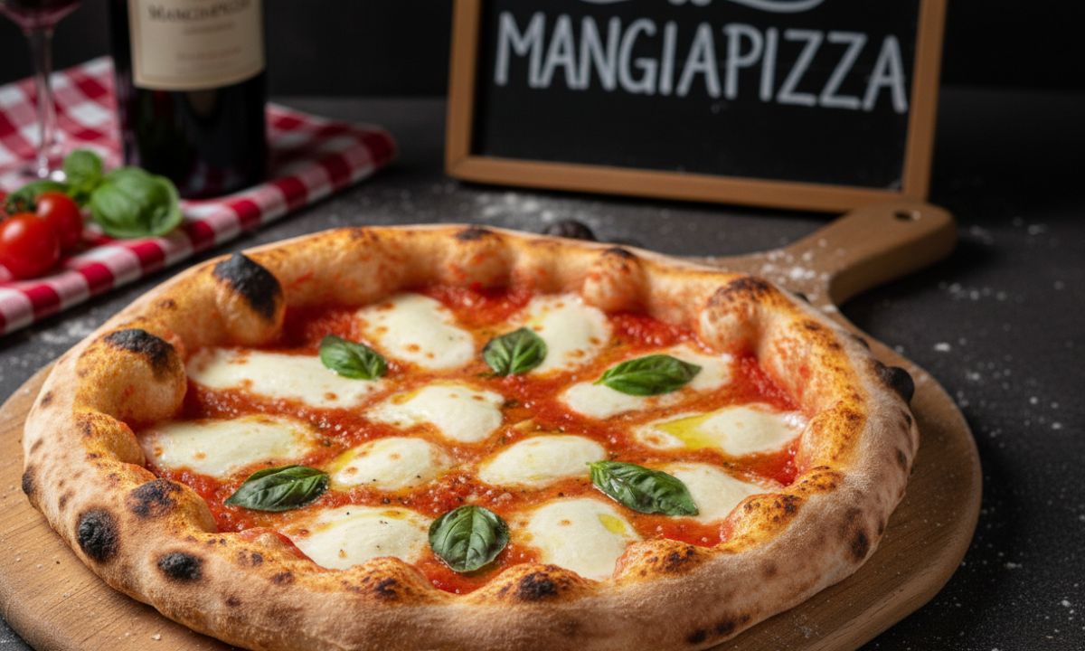neapolitan style margherita pizza